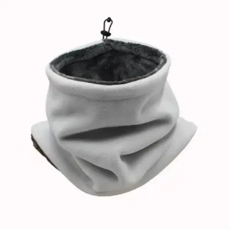 Velon – Adjustable Neck Gaiter With Fleece Comfort For Outdoor Adventures - White