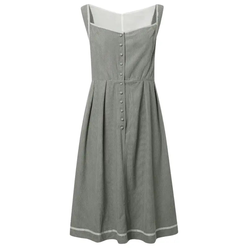Fraulein Chic - Oktoberfest Dirndl Dress – Elegant Knee-Length Design in Classic Colors – Perfect for Beer Festivals