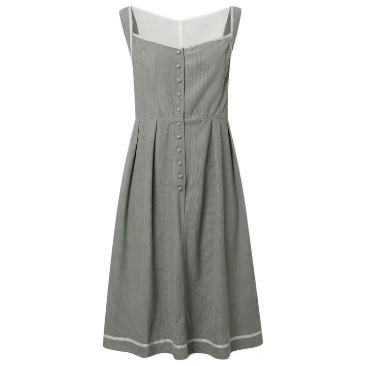 Fraulein Chic - Oktoberfest Dirndl Dress – Elegant Knee-Length Design in Classic Colors – Perfect for Beer Festivals