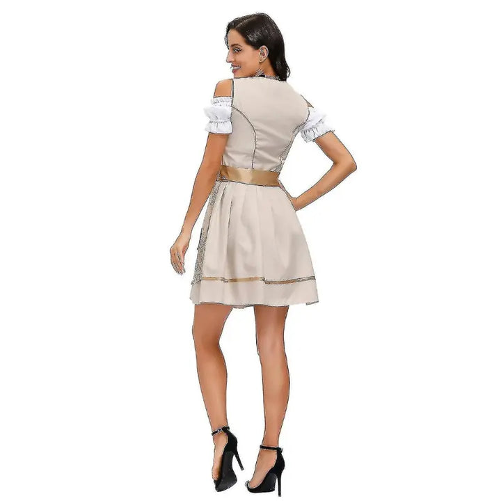 MunaWear - Oktoberfest - Oktoberfest Alpenwald Dirndl Dress – Traditional Elegant Design with Embroidery – Perfect for Beer Festivals - 