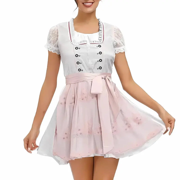 Oktoberfest Dirndl Dress – Elegant Bavarian Trachtenkleid – Perfect for Beer Festivals