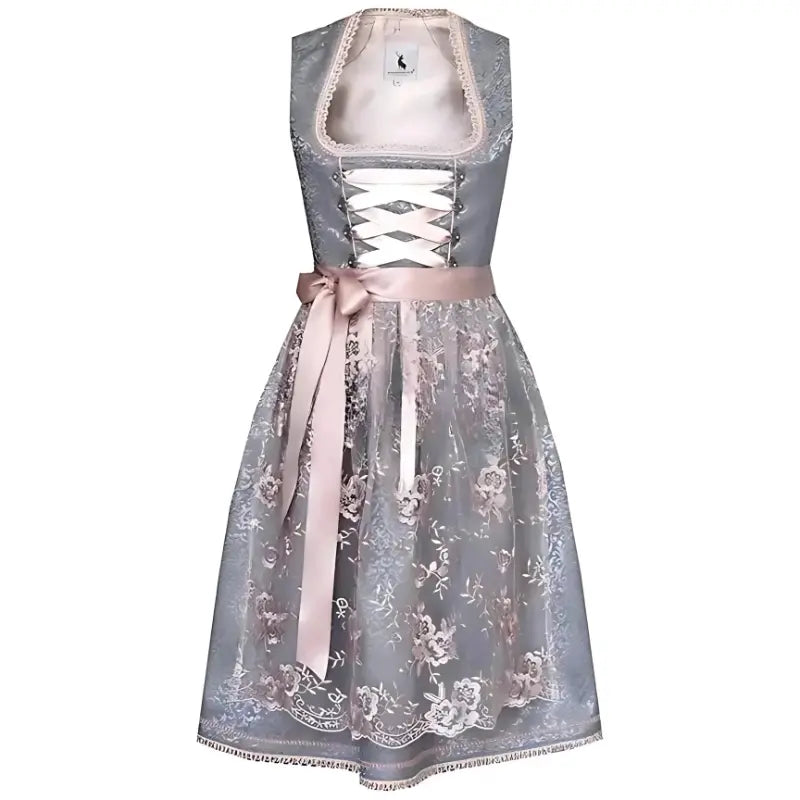 MunaWear - Oktoberfest - Oktoberfest Dirndl Dress – Traditional Elegant Design with Embroidery – Perfect for Beer Festivals - 