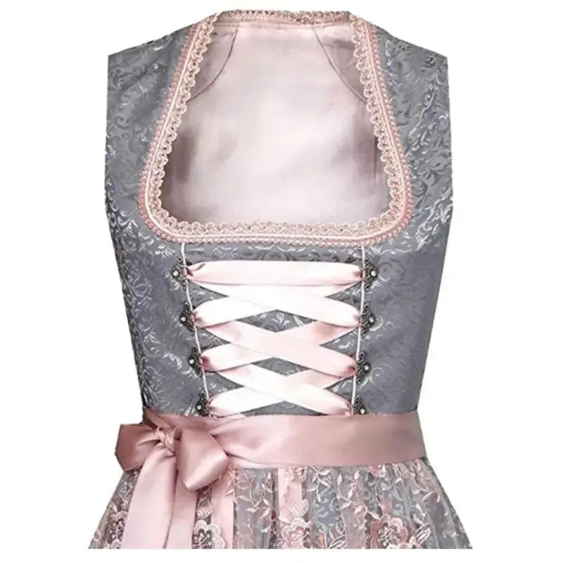 Oktoberfest Dirndl Dress – Traditional Elegant Design with Embroidery – Perfect for Beer Festivals