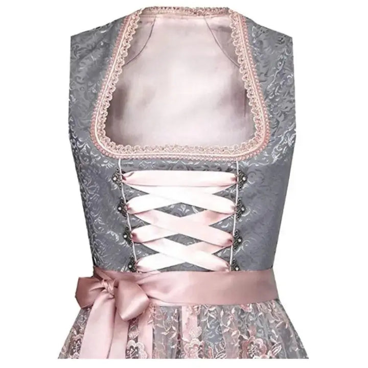 Oktoberfest Dirndl Dress – Traditional Elegant Design with Embroidery – Perfect for Beer Festivals