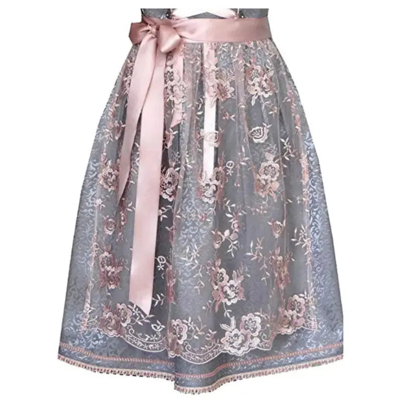 Oktoberfest Dirndl Dress – Traditional Elegant Design with Embroidery – Perfect for Beer Festivals