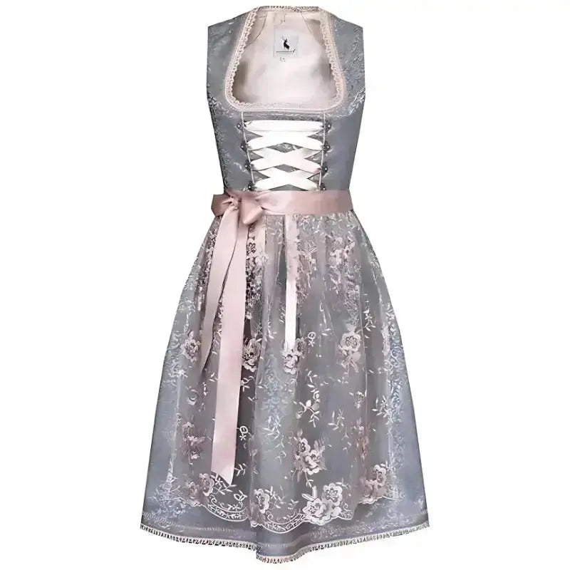 MunaWear - Oktoberfest - Oktoberfest Dirndl Dress – Traditional Elegant Design with Embroidery – Perfect for Beer Festivals - 