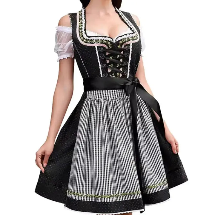 Oktoberfest Dirndl Dress for Women – Elegant Bavarian Style