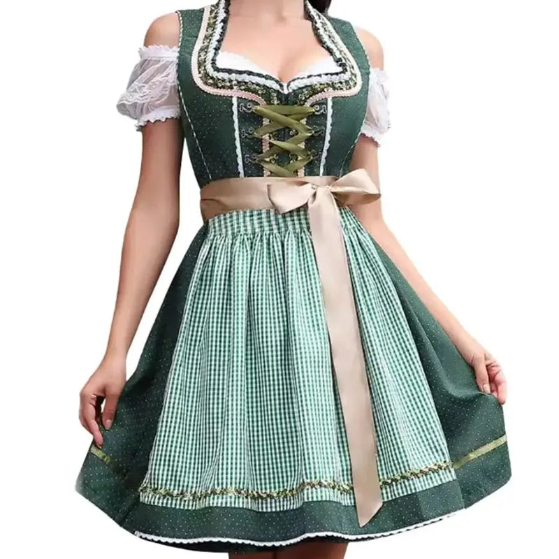 Oktoberfest Dirndl Dress for Women – Elegant Bavarian Style