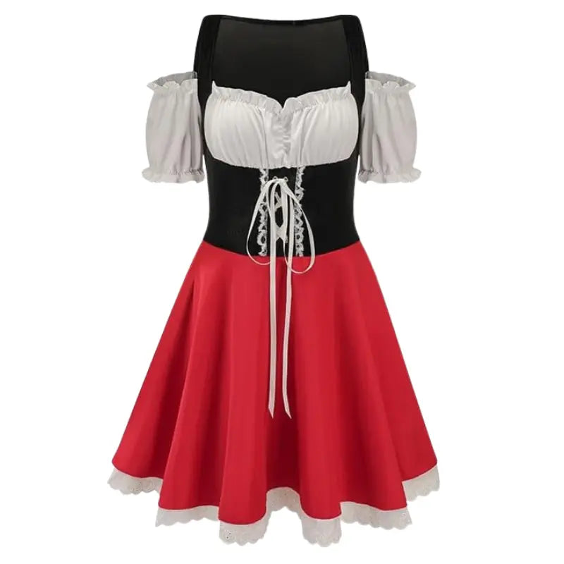 Prost Princess - Oktoberfest Dirndl Dress – Elegant Women's Traditional Costume in Eye-Catching Colors – Perfect for Beer Festivals