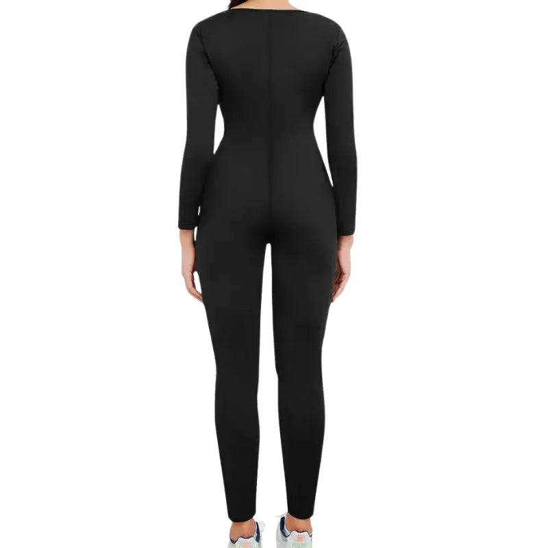 Azura – Sauna Full body Jumpsuit with Zipper for Enhanced Sweat & Fat Burning During Workouts