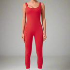 MunaWear One-Pieces Isla - Stylish Open-Back Jumpsuit Ideal for Yoga and Fitness Enthusiasts