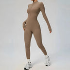 MunaWear - One-Pieces - Leilani - Black Slim-Fit Jumpsuit for Women with Superstretch Comfort and Soft Fleece Lining - 