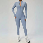 MunaWear - One-Pieces - Leilani - Black Slim-Fit Jumpsuit for Women with Superstretch Comfort and Soft Fleece Lining - 