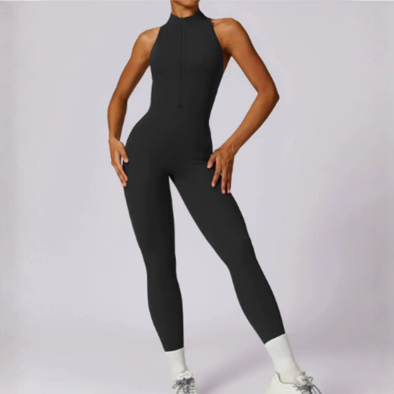 MunaWear - One-Pieces - Leona – Seamless Breathable Sport Jumpsuit for Women with Ultimate Comfort and Flexibility - 
