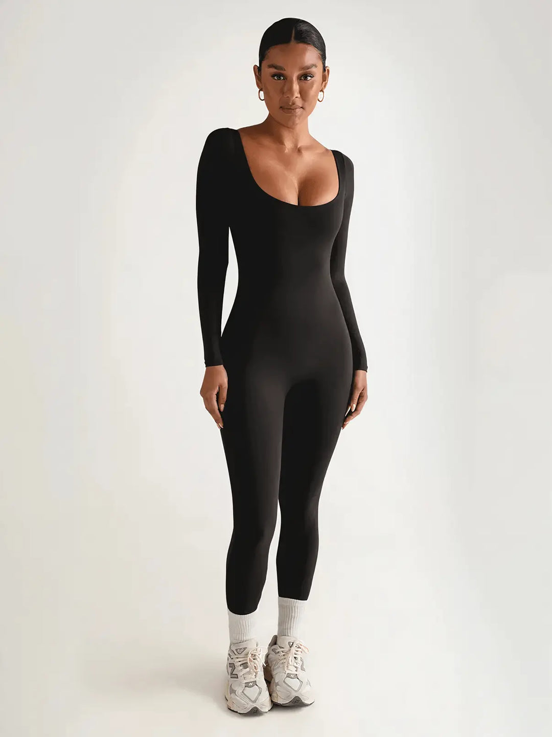 MunaWear  One-Pieces  Mia – Breathable Long Sleeve Sport Jumpsuit for Yoga and Pilates with Stretch Fit 