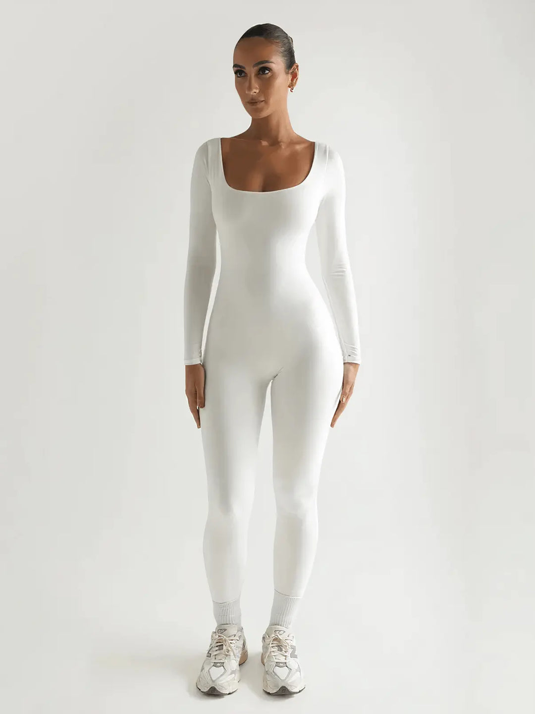 MunaWear  One-Pieces  Mia – Breathable Long Sleeve Sport Jumpsuit for Yoga and Pilates with Stretch Fit 