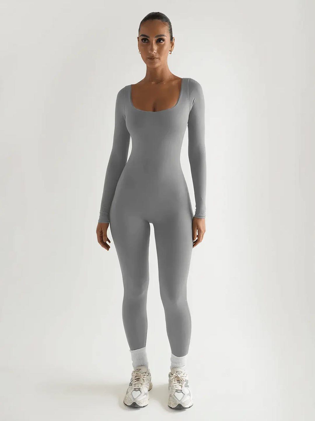 MunaWear  One-Pieces  Mia – Breathable Long Sleeve Sport Jumpsuit for Yoga and Pilates with Stretch Fit 