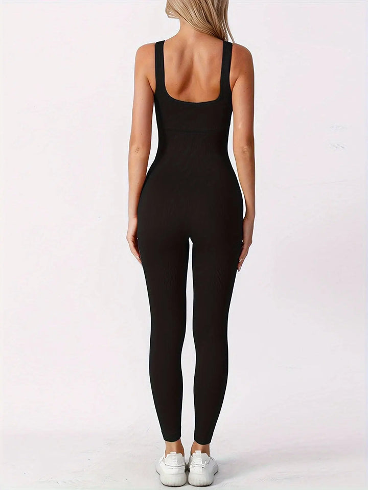 MunaWear  One-Pieces  Mia – Breathable Short Sleeve Sport Jumpsuit for Fitness, Yoga & Casual Wear 