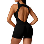 Samira – Fast-Drying Short Jumpsuit for Women with 4-Way Stretch & Stylish Design for Yoga and Fitness