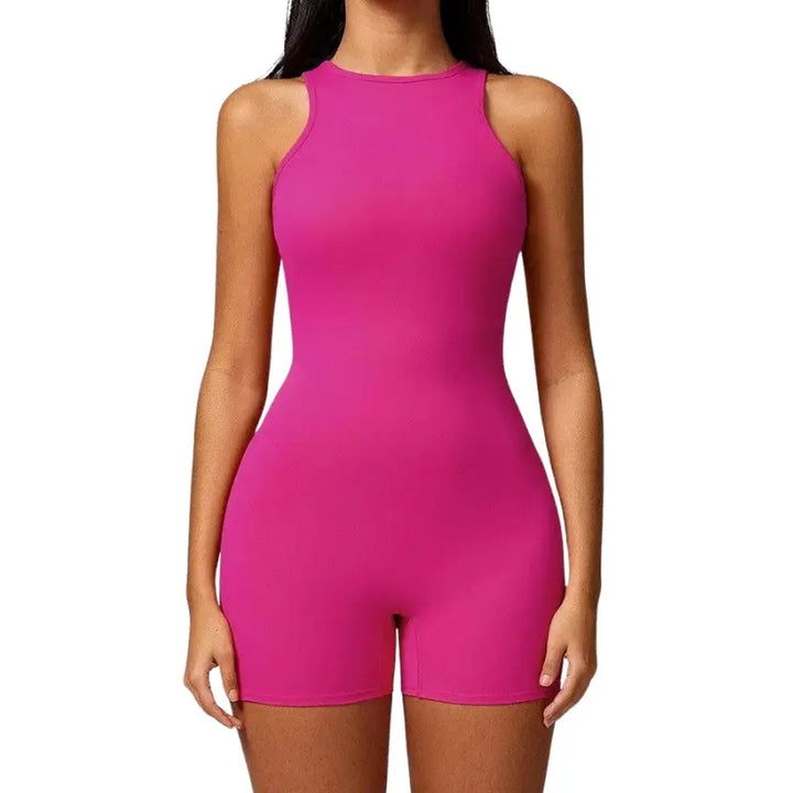 Samira – Fast-Drying Short Jumpsuit for Women with 4-Way Stretch & Stylish Design for Yoga and Fitness