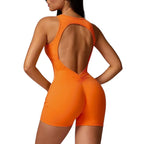 Samira – Fast-Drying Short Jumpsuit for Women with 4-Way Stretch & Stylish Design for Yoga and Fitness