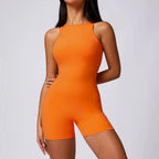 MunaWear - One-Pieces - Samira – Fast-Drying Short Jumpsuit for Women with 4-Way Stretch & Stylish Design for Yoga and Fitness - 