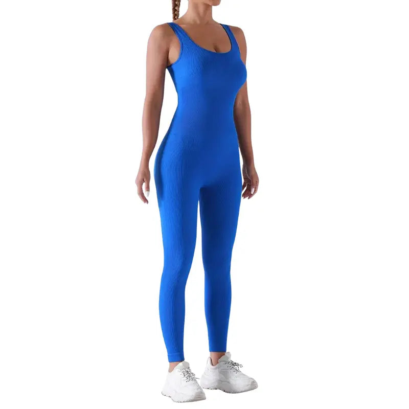 Selena – Breathable Short Sleeve Sport Jumpsuit for Fitness, Yoga & Casual Wear
