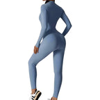 Solenne – Shaping Yoga & Pilates Jumpsuit with Front Zipper and Breathable Comfort