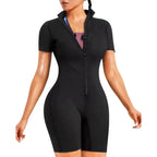 Sophia – Full-Body Sauna Jumpsuit with Zipper for Enhanced Sweating & Weight Loss Support
