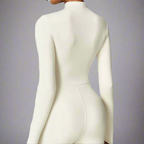 MunaWear  One-Pieces  Sophie - Black Slim-Fit Jumpsuit for Women with Superstretch Comfort and Soft Fleece Lining 