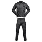 Drew – Versatile Outdoor Set for Men with Multi-Pockets & Comfortable Cotton Blend- Black