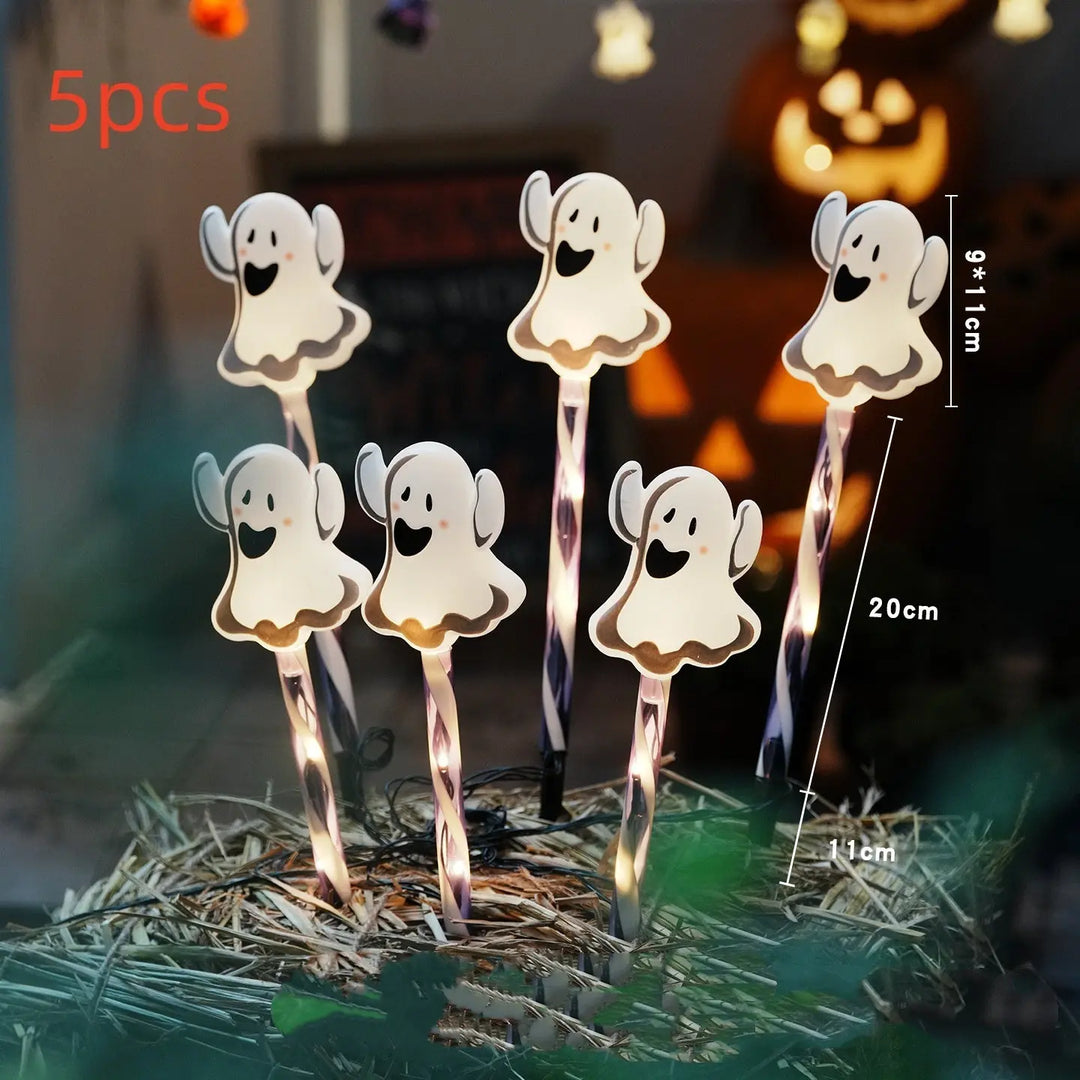 Halloween LED Ghosts Outdoor Lights – Spooky Garden Decoration for Parties and Autumn Festivals 5