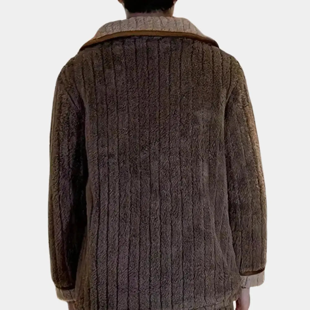 James - Cozy Long Sleeve Men's Pajama Set with Sherpa Lining for Cold Nights, Size S-XXL 4