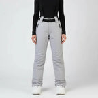 MunaWear - Pants - Mirra – Insulated Women's Ski Pants With Windproof For Skiing And Outdoor Adventures - Gray / 3XL