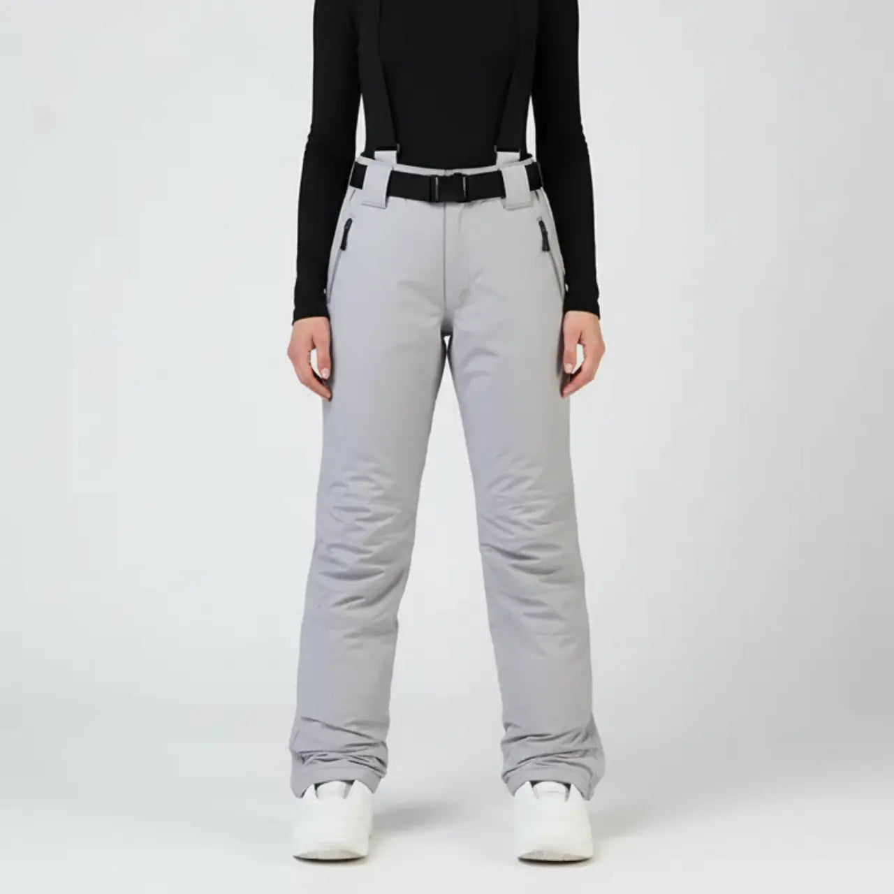 MunaWear - Pants - Mirra – Insulated Women's Ski Pants With Windproof For Skiing And Outdoor Adventures - Gray / 3XL