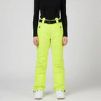 MunaWear - Pants - Mirra – Insulated Women's Ski Pants With Windproof For Skiing And Outdoor Adventures - Green / 3XL