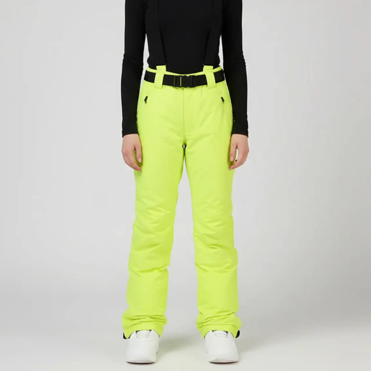 MunaWear - Pants - Mirra – Insulated Women's Ski Pants With Windproof For Skiing And Outdoor Adventures - Green / 3XL