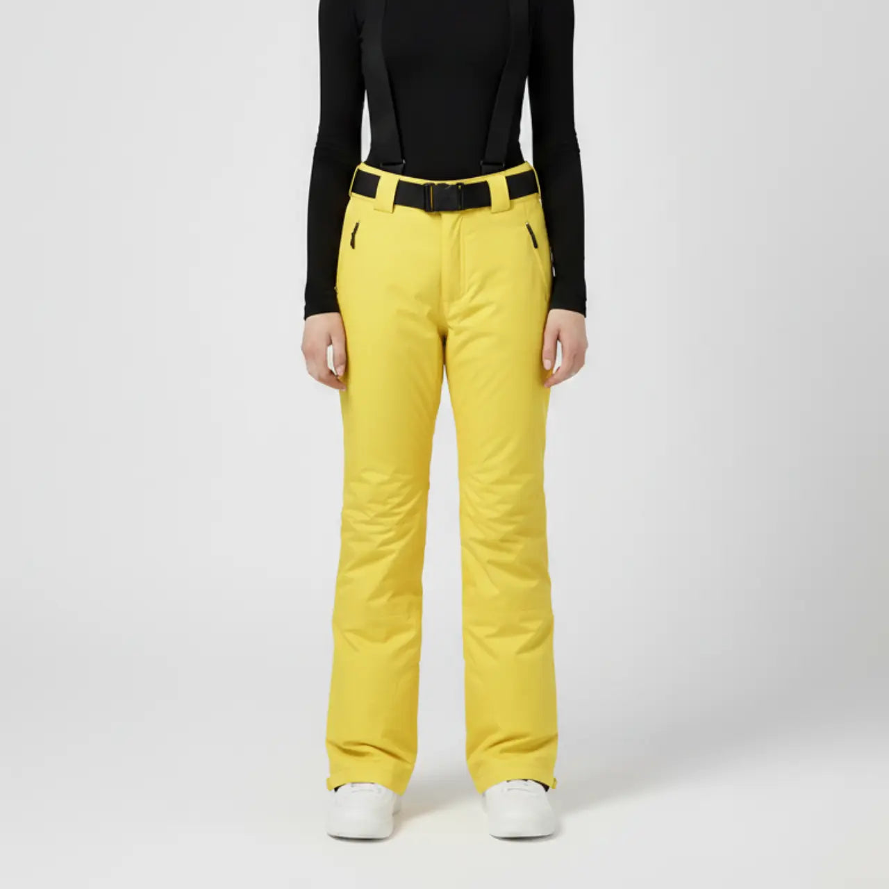 MunaWear - Pants - Mirra – Insulated Women's Ski Pants With Windproof For Skiing And Outdoor Adventures - Yellow / 3XL