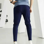 MunaWear - Pants - Nomar - Quick-Dry Elastic Mens Running Pants for Gym & Training, Lightweight & Flexible Fit - Blue / 4XL