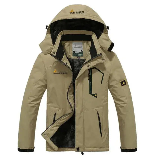 Caden - Thick Men's Parka Jacket With Windproof Design For Cold Weather Adventures 8