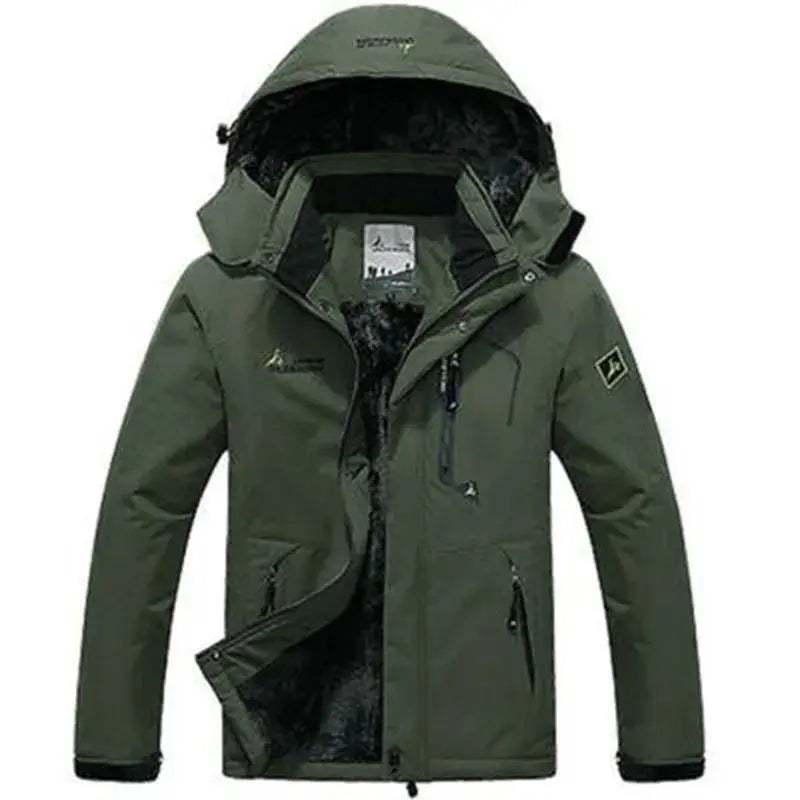 Caden - Thick Men's Parka Jacket With Windproof Design For Cold Weather Adventures 7