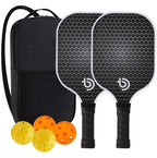 Mia – Lightweight Graphite Carbon Fiber Pickleball Paddle Set, USAPA Approved for All Ages, Perfect for Indoor/Outdoor Play, Size One Size Fits All 6