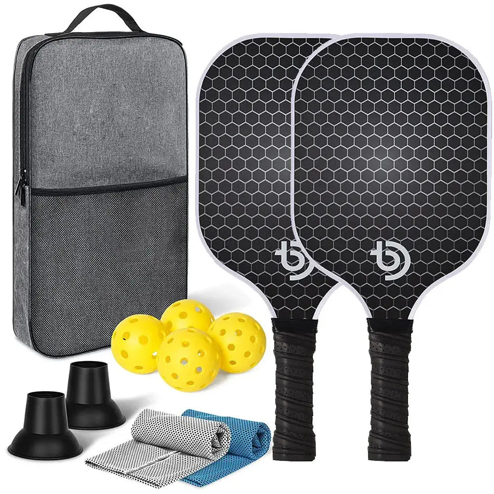 Mia – Lightweight Graphite Carbon Fiber Pickleball Paddle Set, USAPA Approved for All Ages, Perfect for Indoor/Outdoor Play, Size One Size Fits All 5