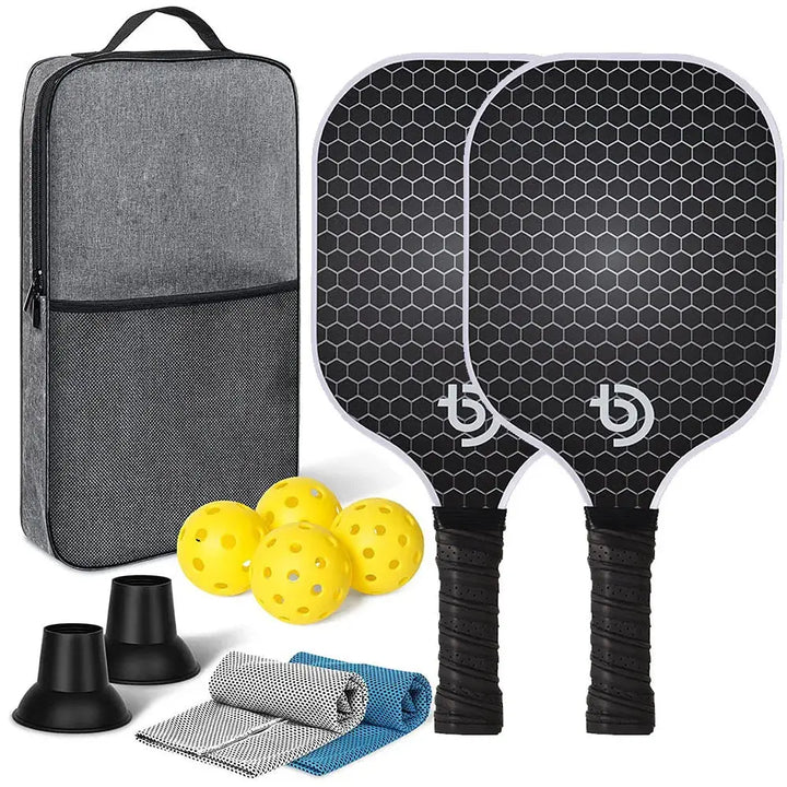 Mia – Lightweight Graphite Carbon Fiber Pickleball Paddle Set, USAPA Approved for All Ages, Perfect for Indoor/Outdoor Play, Size One Size Fits All 5
