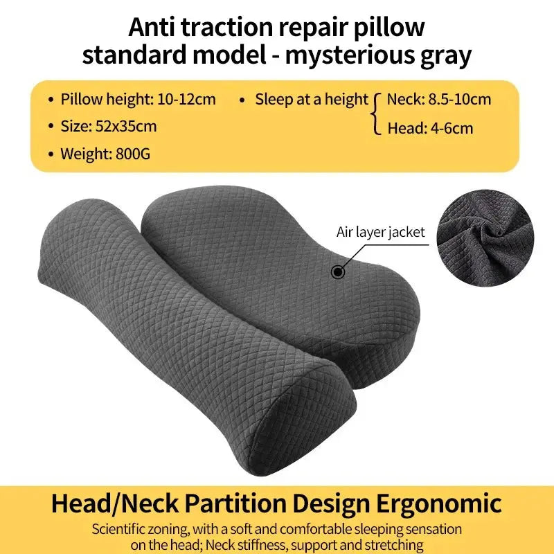 Clara – Ergonomic Memory Foam Contour Pillow for Side Sleepers 6