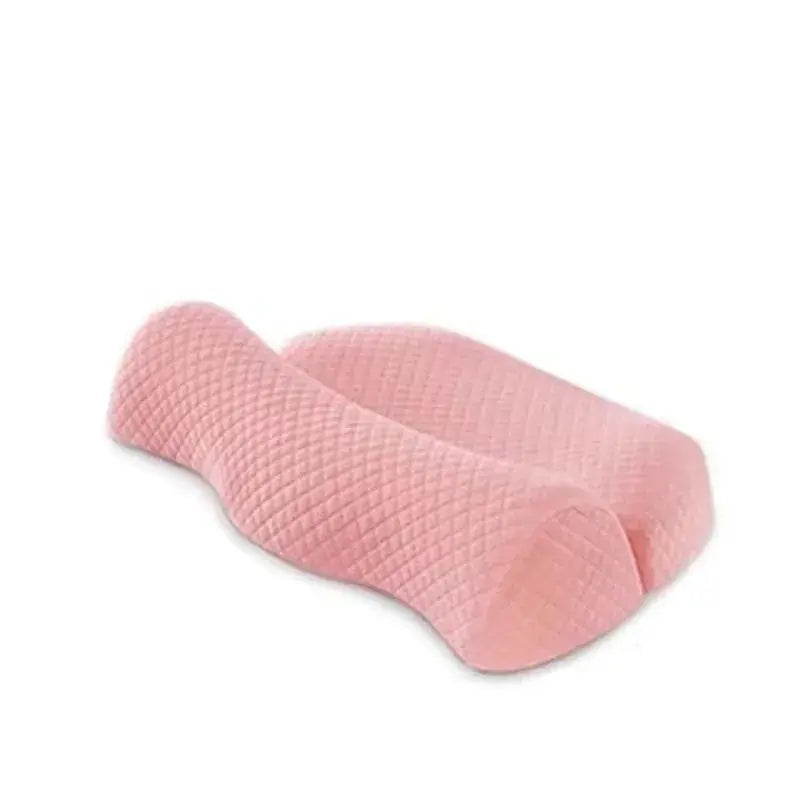 MunaWear - Pillows - Clara – Ergonomic Memory Foam Contour Pillow for Side Sleepers - Pink / 52x35x11cm