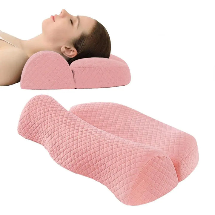 MunaWear - Pillows & Cushions - Velouria – Ergonomic Memory Foam Contour Pillow for Side Sleepers - 