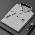 Caden - Classic Men's Polo Shirt With Embroidered Logo For Smart-Casual Wear 3