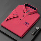 Caden - Classic Men's Polo Shirt With Embroidered Logo For Smart-Casual Wear 4