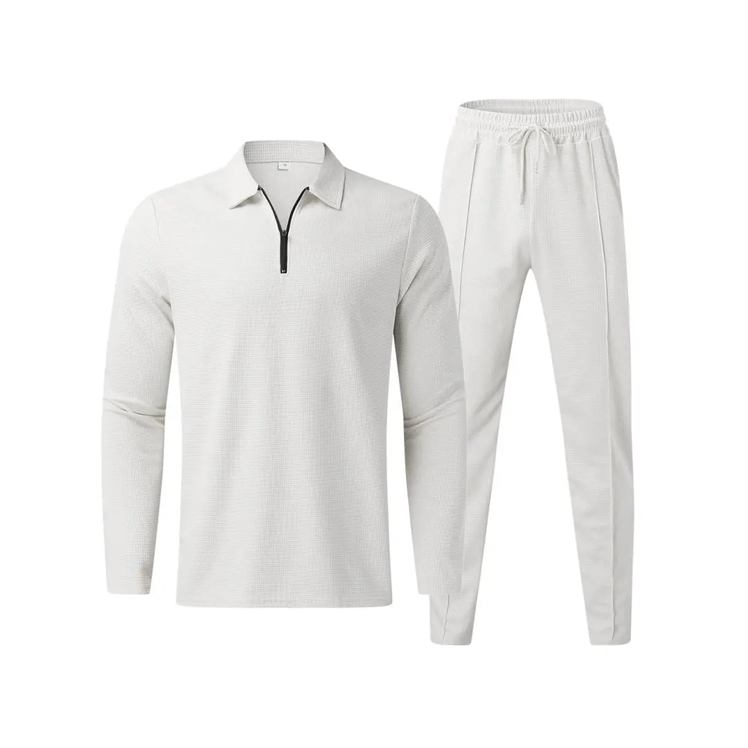 Giovanni – Long Sleeve Men's Polo Shirt with Premium Comfort and Versatile Style Size S-XL 3
